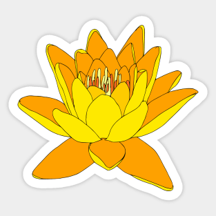 Water Lily Sticker